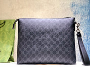 2 colors letter print clutch bag