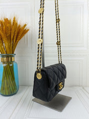 2 colors Small gold coin chain bag