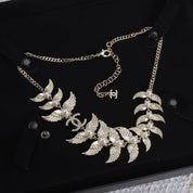 CC Bird Pearl Pendant Necklace