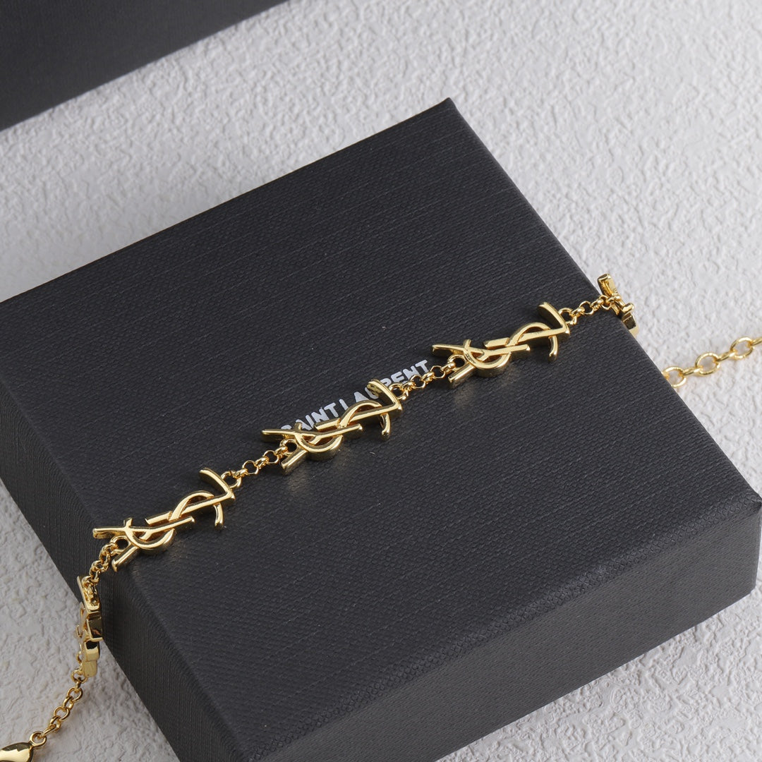 Classic YSL letter bracelet