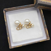 Fashion CD Pearl Earrings