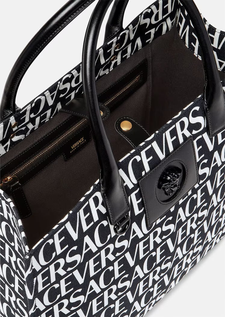 VERSACE ALLOVER LARGE TOTE BAG