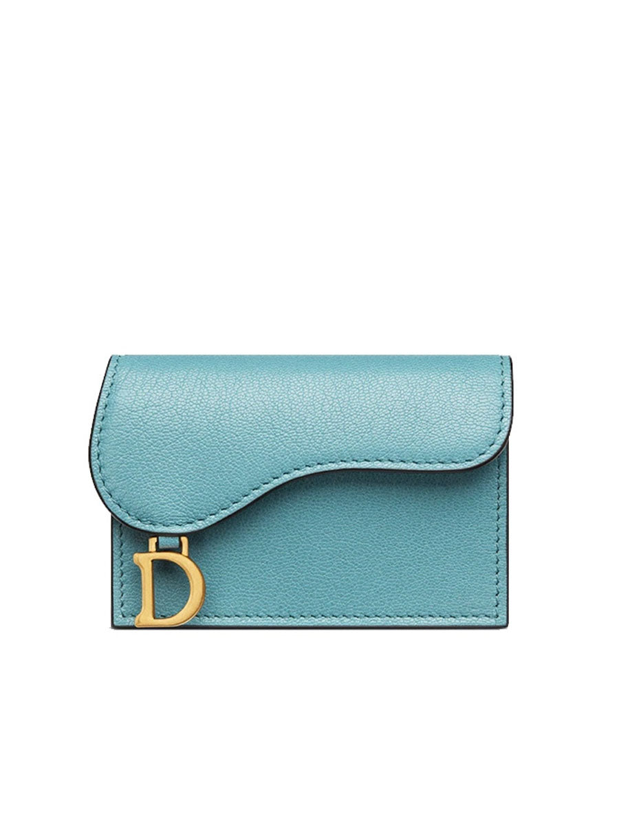 Dior Saddle Flap Card Holder