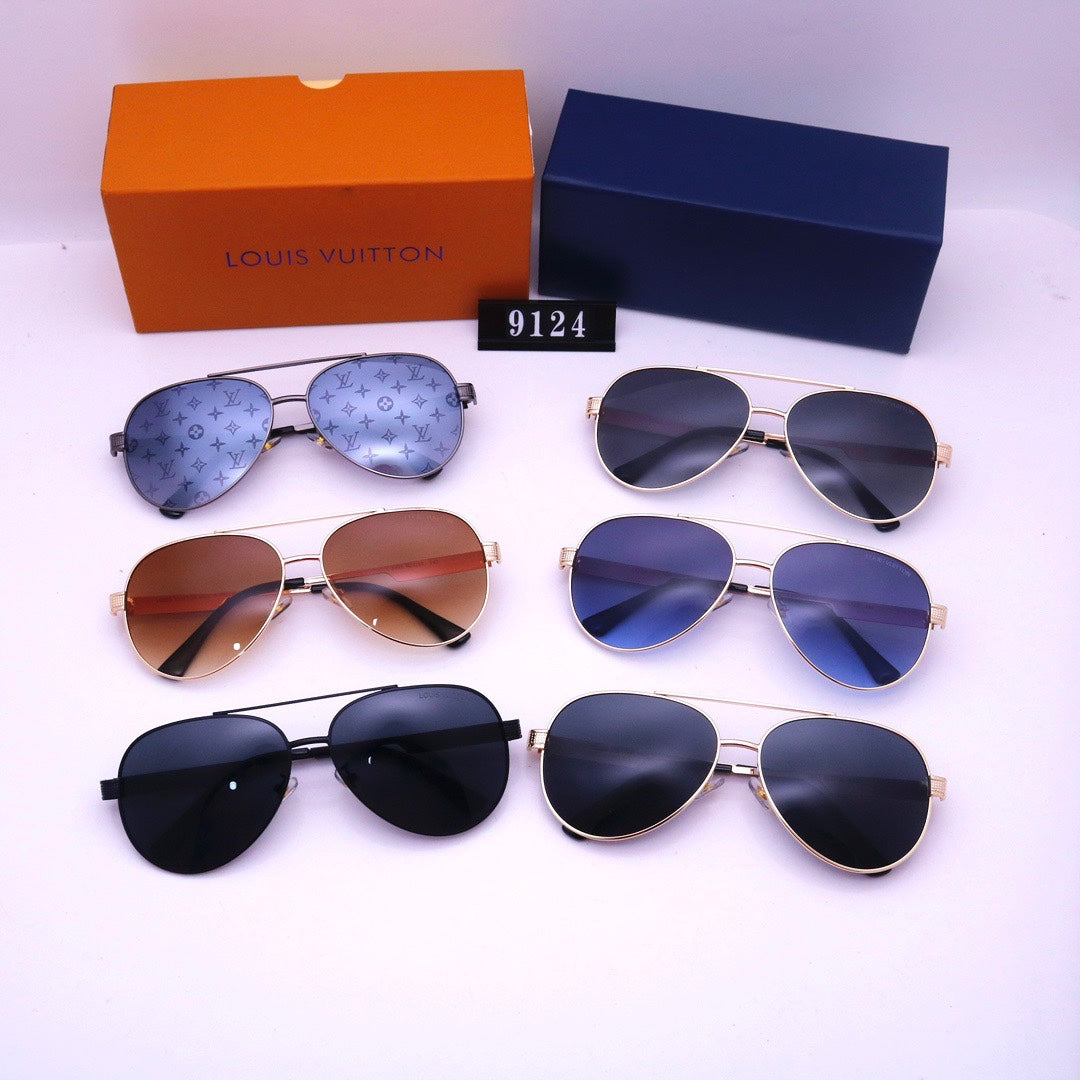 6 Color Women's Sunglasses—9124