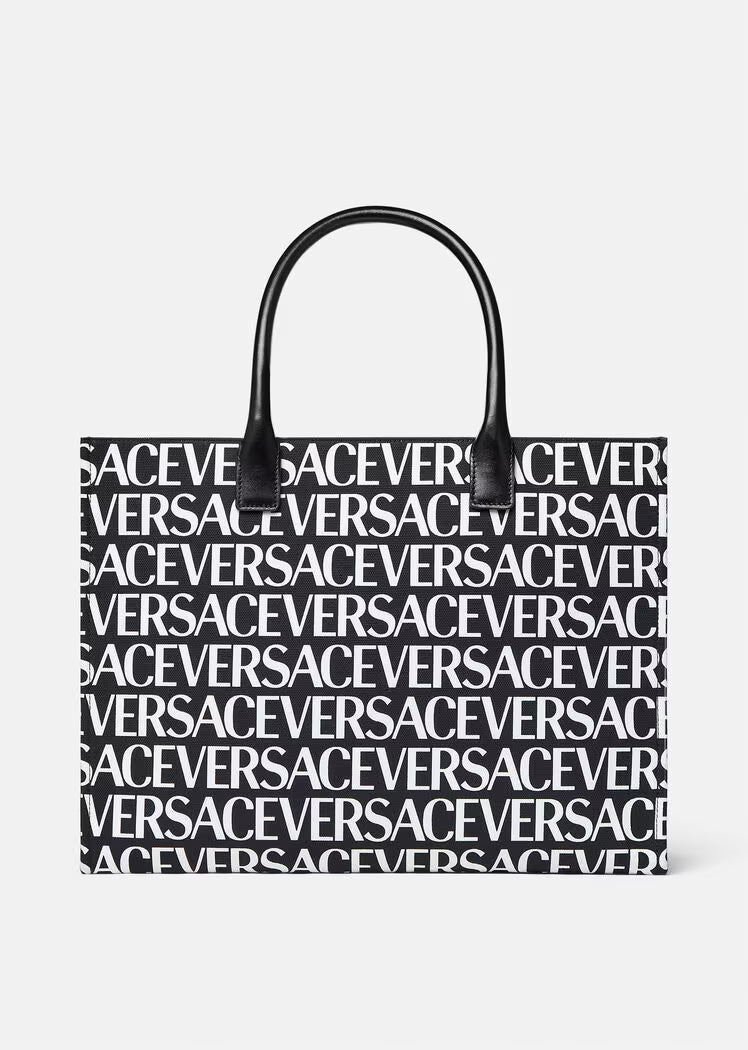 VERSACE ALLOVER LARGE TOTE BAG