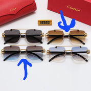 Three pairs of Cartier sunglasses including the box (pictured) + a Burberry box