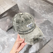 2024 Luxury Triangle Label Cowboy Baseball Cap