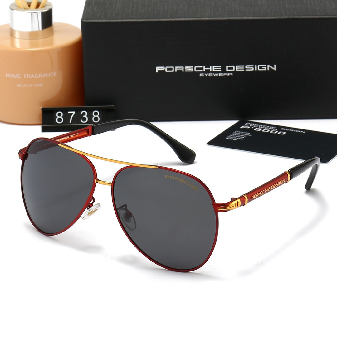 4 Color Men's Sunglasses-8738