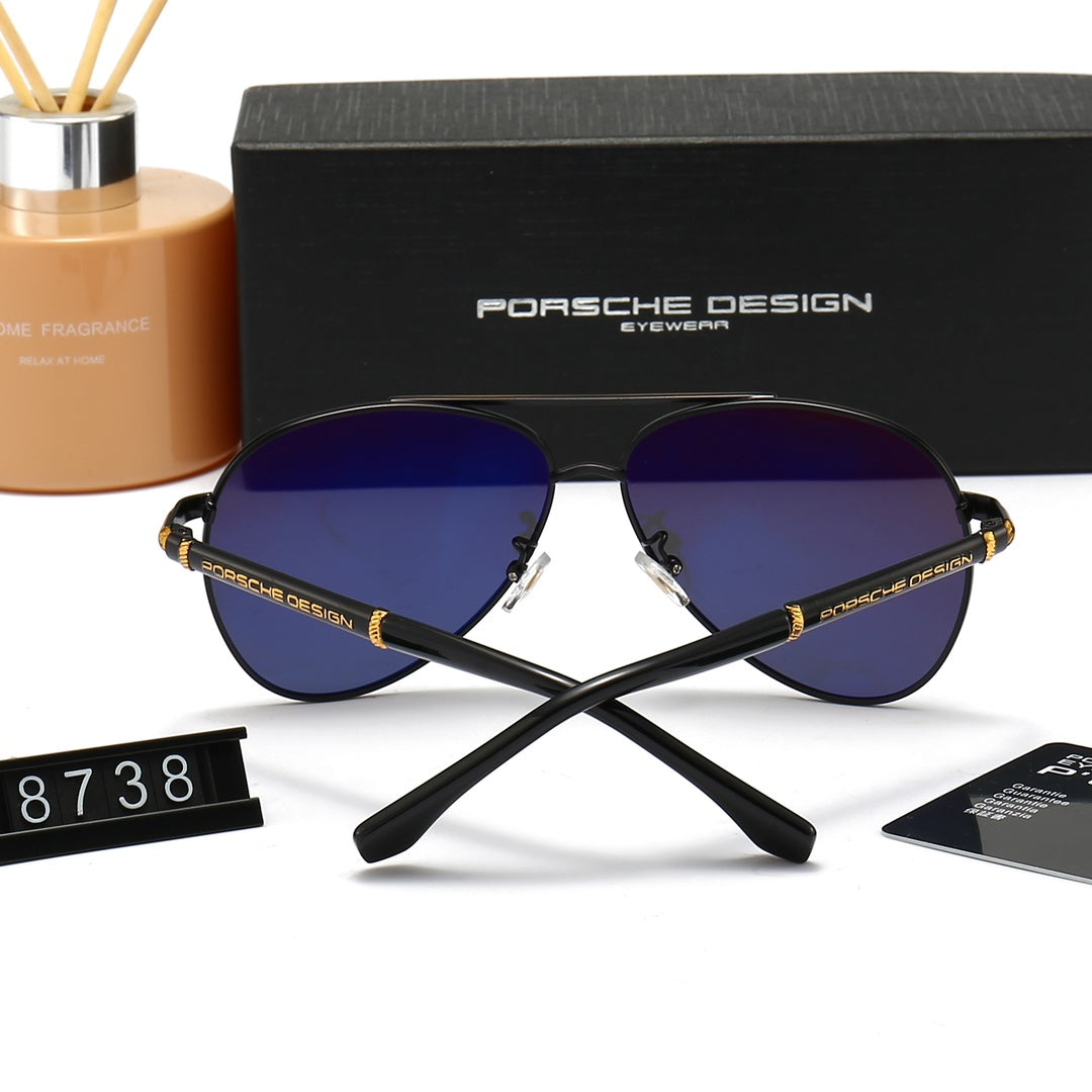 4 Color Men's Sunglasses-8738