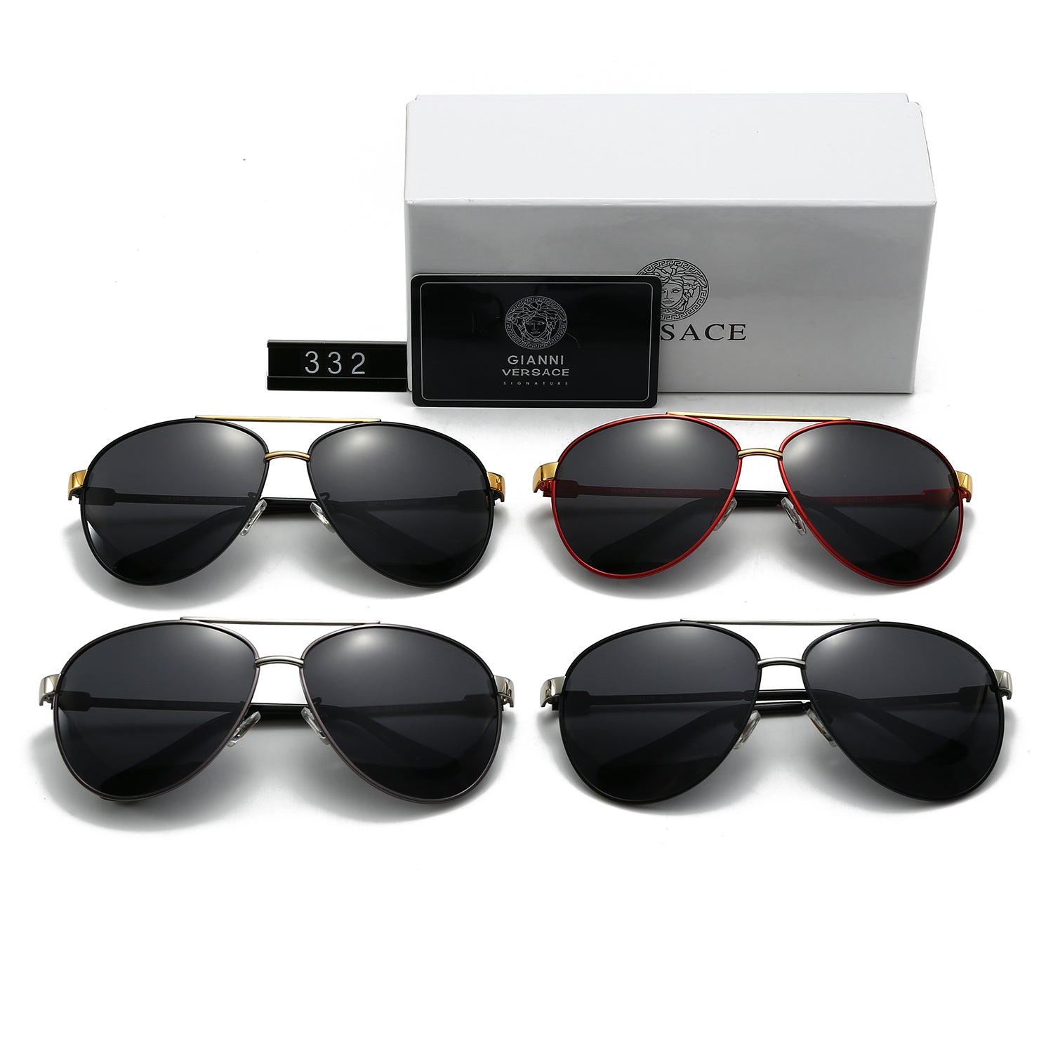 4 Color Men's Sunglasses-332