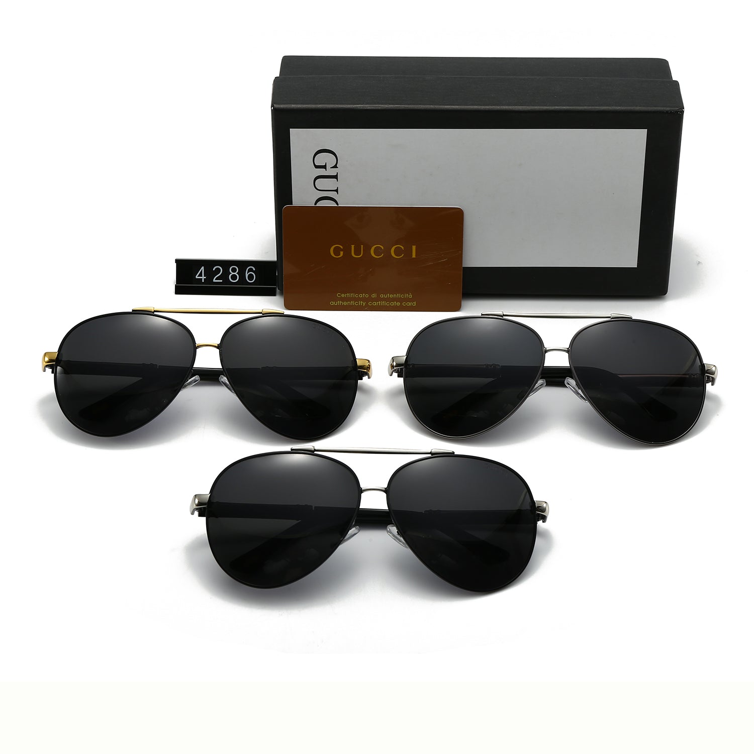 3 Color Men's Sunglasses-4286