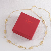 Fashion V Gold Necklace