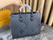 LV embossed shopping bag