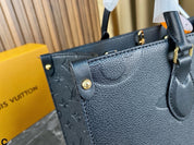 LV embossed shopping bag