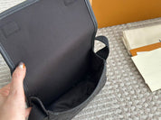 Versatile black and gray men's bag