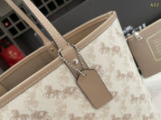 Coach double-sided carriage bag