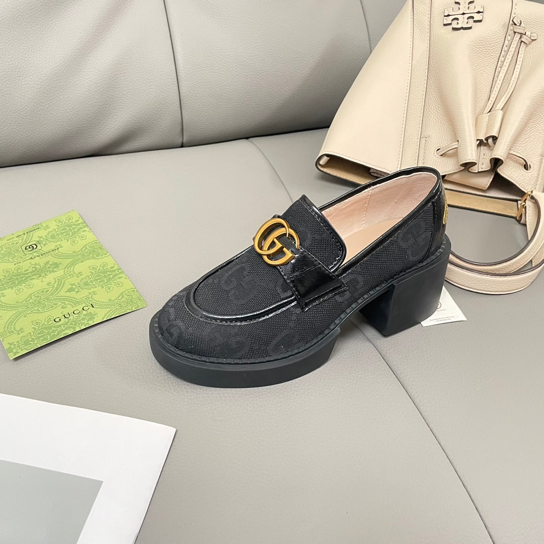 25SS- Block heel loafers