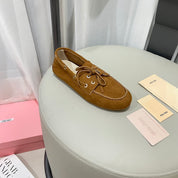 Miu 25SS lace-up loafers for Cruise