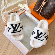 Lv 24SS Fall/Winter Lambswool Slippers