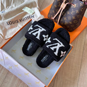 Lv 24SS Fall/Winter Lambswool Slippers