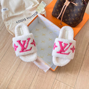 Lv 24SS Fall/Winter Lambswool Slippers