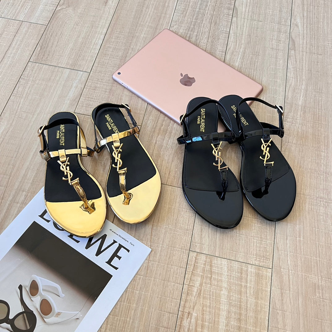 YSL24SS flat sandals