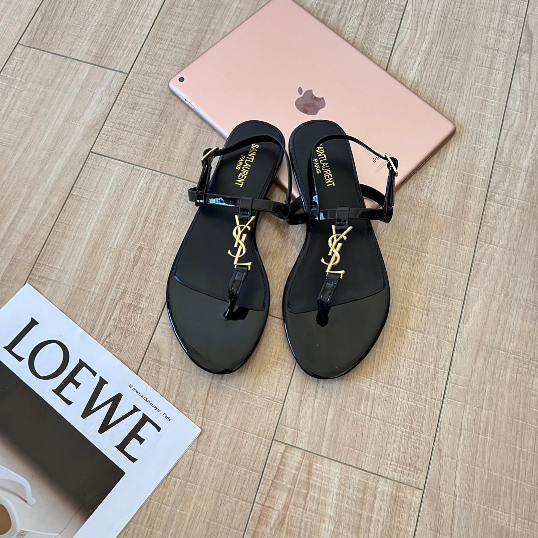 YSL24SS flat sandals